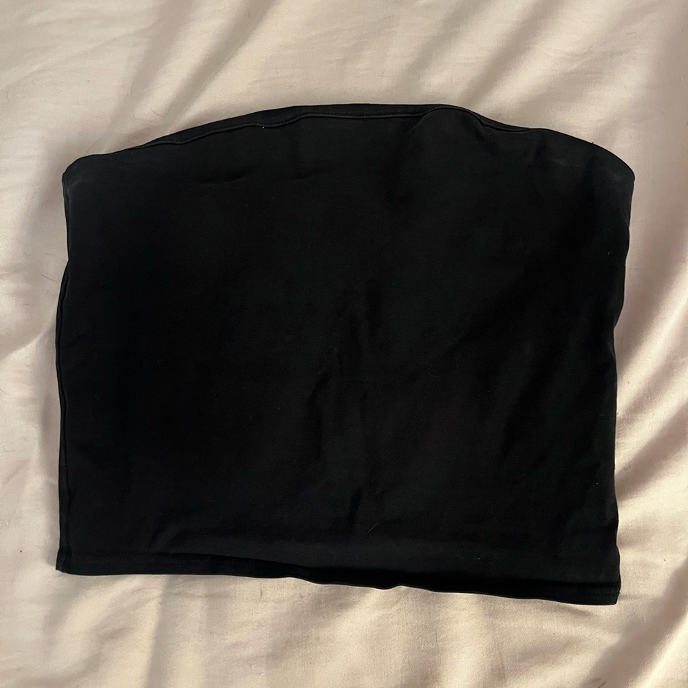 Silence + Noise Black tube top